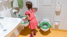 Die Kindertoilette