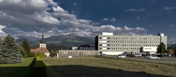 Vue de l'HFR Riaz en 2018